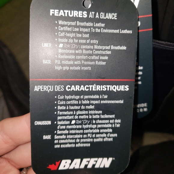 New black Baffin Cambridge leather waterproof 10 - Picture 16 of 16